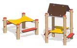 Basteltisch, Bastelladen f&uuml;r Spielpl&auml;tze
